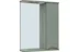 Шкаф зеркальный РУНО "Афина 60" навесной правый, цвет цемент