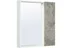 Шкаф зеркальный РУНО "Манхэттен 65" навесной универсальный, цвет серый бетон