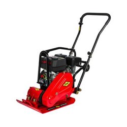 Виброплита DDE VP60-СK (дв. Lonсin, 6,5 л.с., плита 500×360 мм, до 380 кв. м/час, 65 кг, гл. упл. 28 см, колеса)