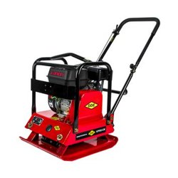 Виброплита DDE VP90-CK (дв. Loncin, 6,5 л.с., плита 550×450 мм, до 500 кв. м/час, 94 кг, гл. упл. 35 см, колеса)