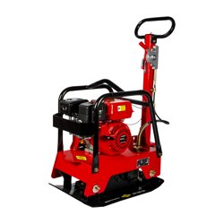 Виброплита DDE VP130-СK (дв. Loncin, 6,5 л.с., плита 630×400 мм, до 350 кв. м/час, 135 кг, гл. упл. 50 см, колеса, реверс)