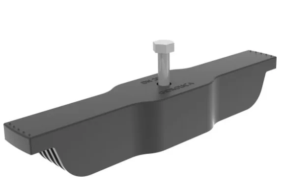 Крепёж GIDROLICA для лотка водоотводного пластикового DN200 со стальной планкой, арт.128ст