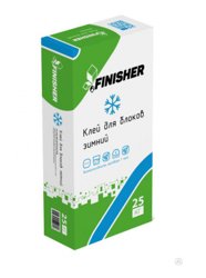 Клей монтажный FINISHER ЗИМА для газобетона 25 кг