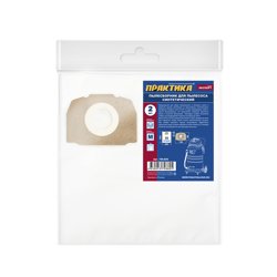 Мешок для пылесоса ПРАКТИКА для KARCHER MV 4, WD 5, WD 4 CAR KIT, вертикальный, до 30 л., синтетический, уп. 2 шт.