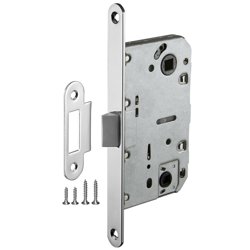 Защелка сантехническая с пластиковым язычком AJAX PLASTLP96WC-50 CP хром