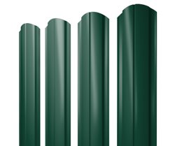 Штакетник металлический Grand Line Slim полукруглый фигурный Rooftop Бархат RAL **, 0,5 мм, длина *пог.м