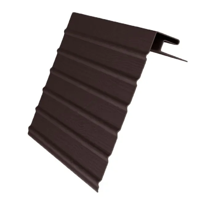 J- фаска (ветровая доска) коричневая,32х203мм, L=3м