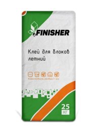 Клей монтажный FINISHER для газобетона 25 кг