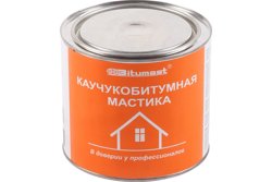 Мастика BITUMAST каучуко-битумная, 2л.РАСХОД 0.5 кг/м.кв