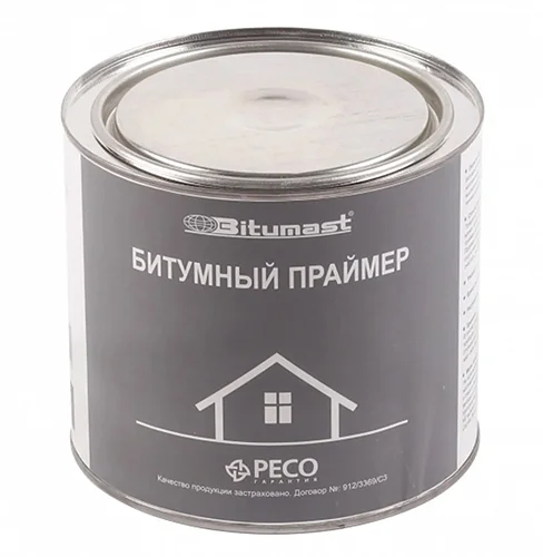 Праймер BITUMAST битумный 2л. РАСХОД - 0,5л/кв.м