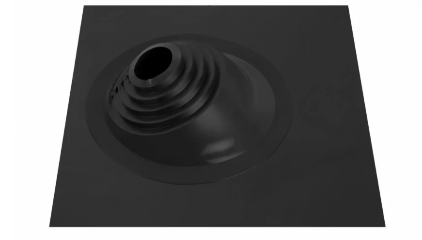Фланец Мастер Флеш ВЕЗУВИЙ угловой №17 (75-200мм) силикон, черный