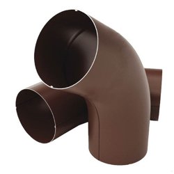 Колено Ranilla 60гр, 90мм, RAL 8017