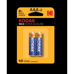 Элемент питания Kodak LR03-2BL MAX SUPER Alkaline [K3A-2] (уп. 2шт)