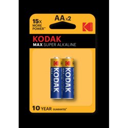 Элемент питания Kodak LR6-2BL MAX SUPER Alkaline [KAA-2] (уп. 2шт)