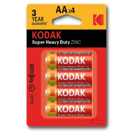 Элемент питания Kodak R6-4BL SUPER HEAVY DUTY Zinc [KAAHZ-4] (уп. 4шт)