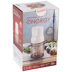 Измельчитель ENERGY EN-278, объем 0,5л, 300 Вт