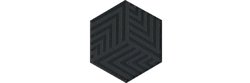Плитка KERAMA MARAZZI Агуста декор черный 6х5,2 арт.OS&#92;B241&#92;63001