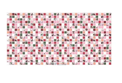 Панель листовая ПВХ «Стандарт» мозаика &quot;Абрикос&quot; 957х480 (пленка 0,4мм) Регул