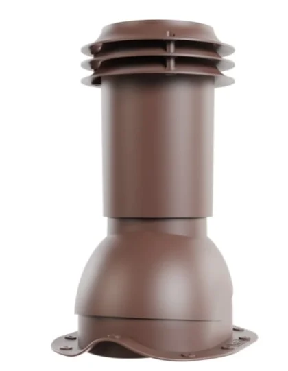 Комплект выход канализации VIOTTO для профнастила 21 коричневый (RAL 8017)