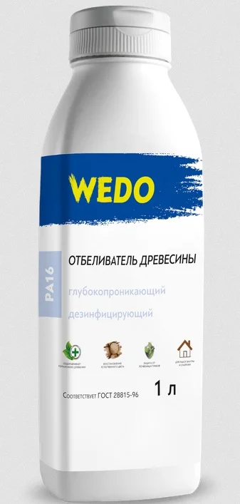 Отбеливатель древесины WEDO PA 16 1л