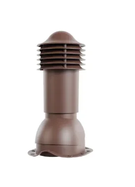 Вентиляция роторная Viotto для металлочерепицы d-110мм, h-550мм, неутепленная, коричневый шоколад (RAL 8017)