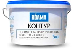 Мастика гидроизоляционная ВОЛМА Контур полимерная 5 кг