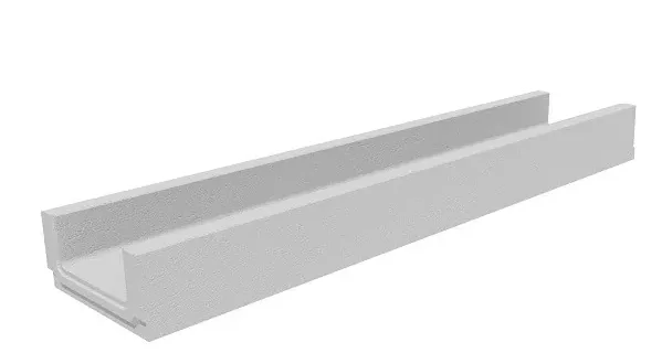 Лоток водоотводный GIDROLICA бетонный коробчатый (СО-150мм) КU 100.21(15).10(6,5) - BGF, арт.11050