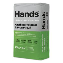 Клей плиточный HANDS Ultimatum PRO эластичный 25 кг