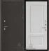 Дверь мет. REGIDOORS Термо3 968x2052 "Л" антик темное серебро/Лана белый снег софт