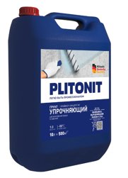 Грунт глубокого проникновения PLITONIT УПРОЧНЯЮЩИЙ PROFI концентрат 1:2 для слабых оснований 10 л
