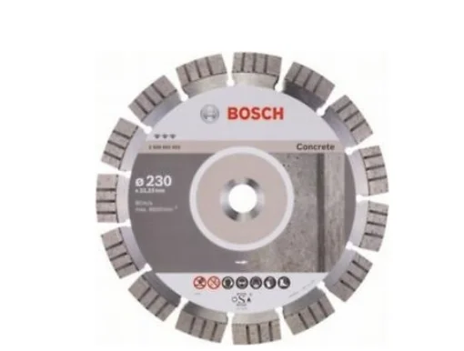 Диск алмазный BOSCH Best for Concrete 230х22,23 мм, по бетону, 230-22.23
