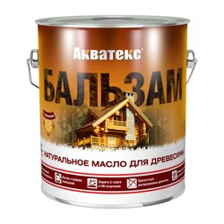 Масло натуральное Акватекс БАЛЬЗАМ (тик) 2,2л