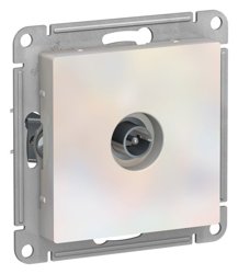 Механизм розетки телевизионная TV AtlasDesign коннектор жемчуж. Systeme Electric ATN000493