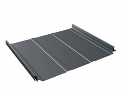 Кликфальц Grand Line 0,5мм ПурПро RAL 7024 (мокрый асфальт)-R, 0.542*0.9 м.п. (в пленке)