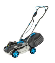 Газонокосилка аккумуляторная DDE BlueTech LMB 3340 (ширина 33 см, высота 25 - 70 мм, сборник, без ЗУ и АКБ)