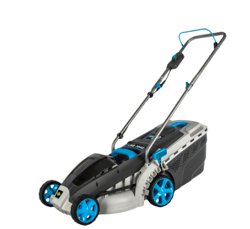 Газонокосилка аккумуляторная DDE BlueTech LMB 3840 (ширина 38 см, высота 25 - 75 мм, сборник, без ЗУ и АКБ)