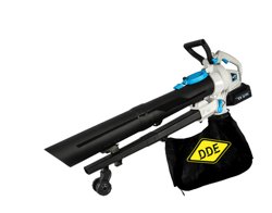 Воздуходув аккумуляторный DDE BlueTech VBB 2740 (обдув 270 м³/ч, скор., 52 м/с, всас-е 590 м³/ч, скор., 46 м/с, сборник, без ЗУ и АКБ)