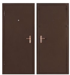 Дверь мет. ПРОФИ PRO (LMD-1) 960х2060 "Л" антик медь /антик медь