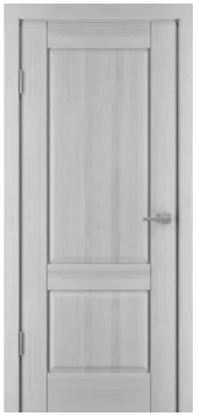 Дверь UBERTURE Баден 2, Ral 7047 серый шелк эмаль глухая, 70