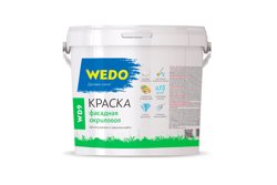 Краска ВД фасадная WEDO WD9 База С 9л