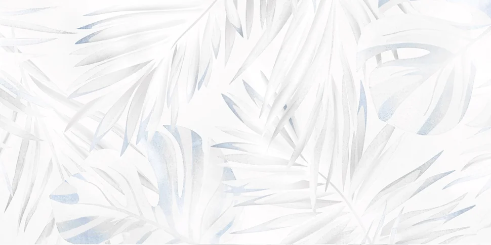 Плитка настенная CERSANIT Fresco листья белый 29,8x59,8*9мм арт.16951