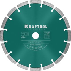 Диск алмазный сегментный 230 мм (22.2 мм, 10х2.8мм) KRAFTOOL LASER-UNIVERSAL