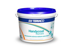 Шпаклевка готовая TERRACO Handycoat Washable финишная влагостойкая 15 кг