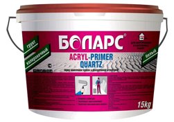 Грунт акриловый кварцевый 15 кг БОЛАРС ACRYL-PRIMER QUARZ (1530)