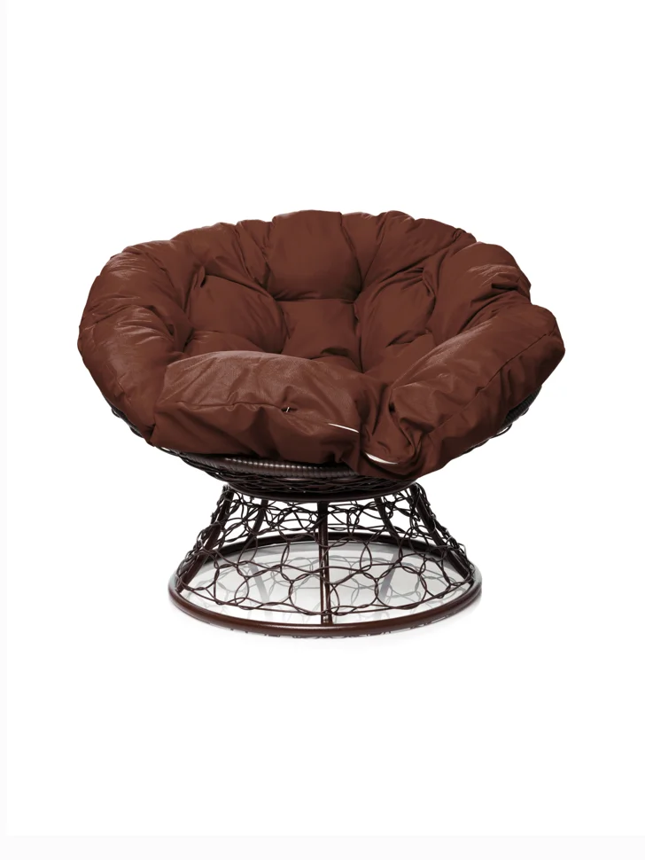 Подушка для кресла ПАПАСАН, коричневая