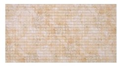 Панель листовая ПВХ &#171;Стандарт&#187; мозаика "Беж" 657х480 (пленка 0,4мм) Регул