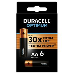 Элемент питания Duracell 5014065 АА алкалиновые 1,5v LR6-6BL Optimum (уп. 6шт)