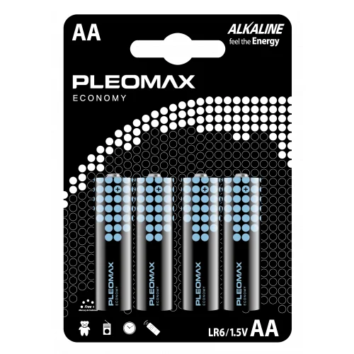 Элемент питания Pleomax LR6-4BL Economy Alkaline (уп. 4шт)