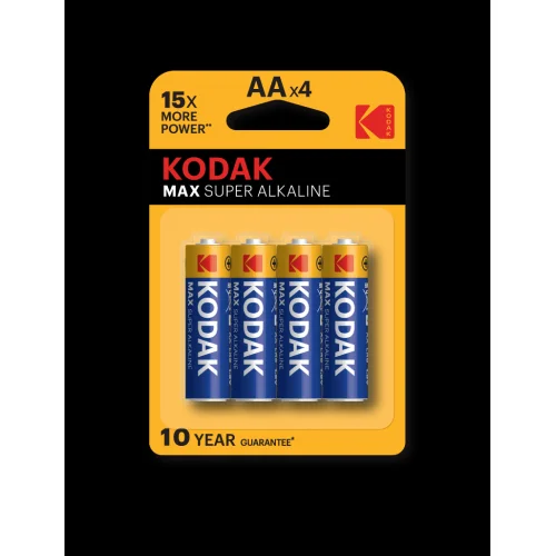 Элемент питания Kodak LR6-4BL MAX SUPER Alkaline [KAA-4] (уп. 4шт)