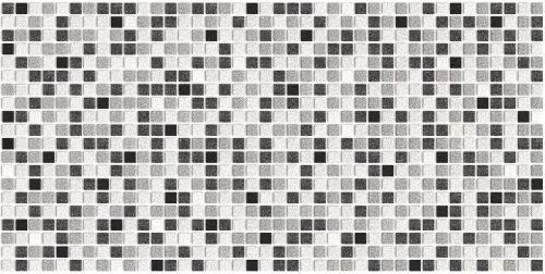 Панель листовая ПВХ «Бюджет» мозаика &quot;Песок черно-белый&quot; 957х480 (пленка 0,3мм) Регул